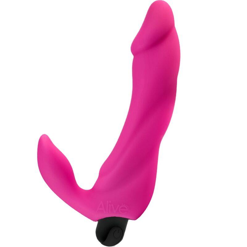 Dildo Vibratore Bifun Pro Rosa 14,9 CM