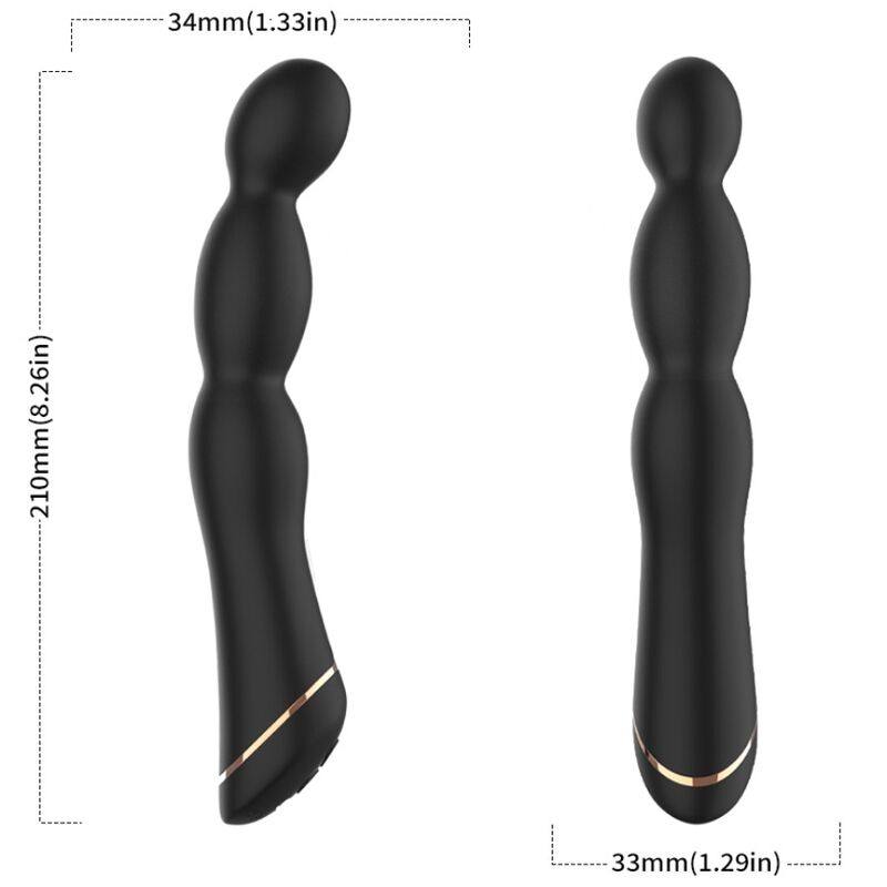 Vibratore Bambu Regolabile Nero