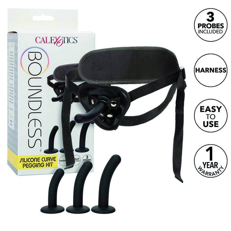 CALIFORNIA EXOTICS - BOUNDLESS SILICONE CURVE PEGGING KIT