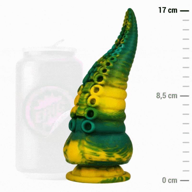 Dildo Tentacolo Verde Cetus Taglia Piccola