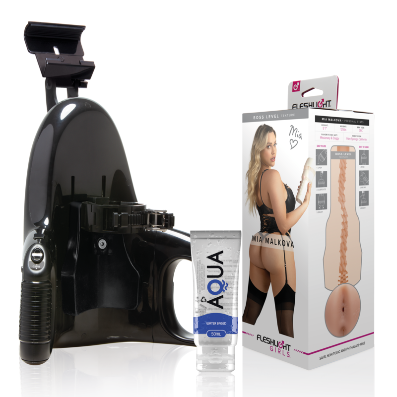 Mia Malkova Boss Level + Lancio Universale + Lubrificante Aqua Qualità 50 Ml