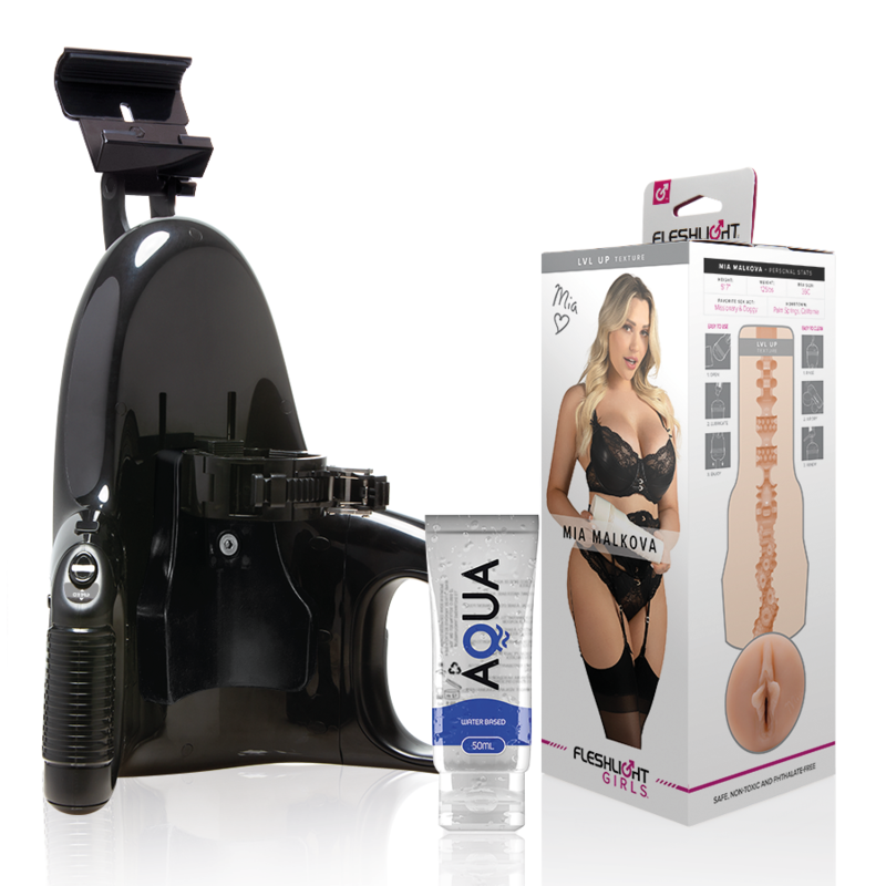 Mia Malkova Vagina Lvl Up + Lancio Universale + Lubrificante Acqua Qualità 50 Ml