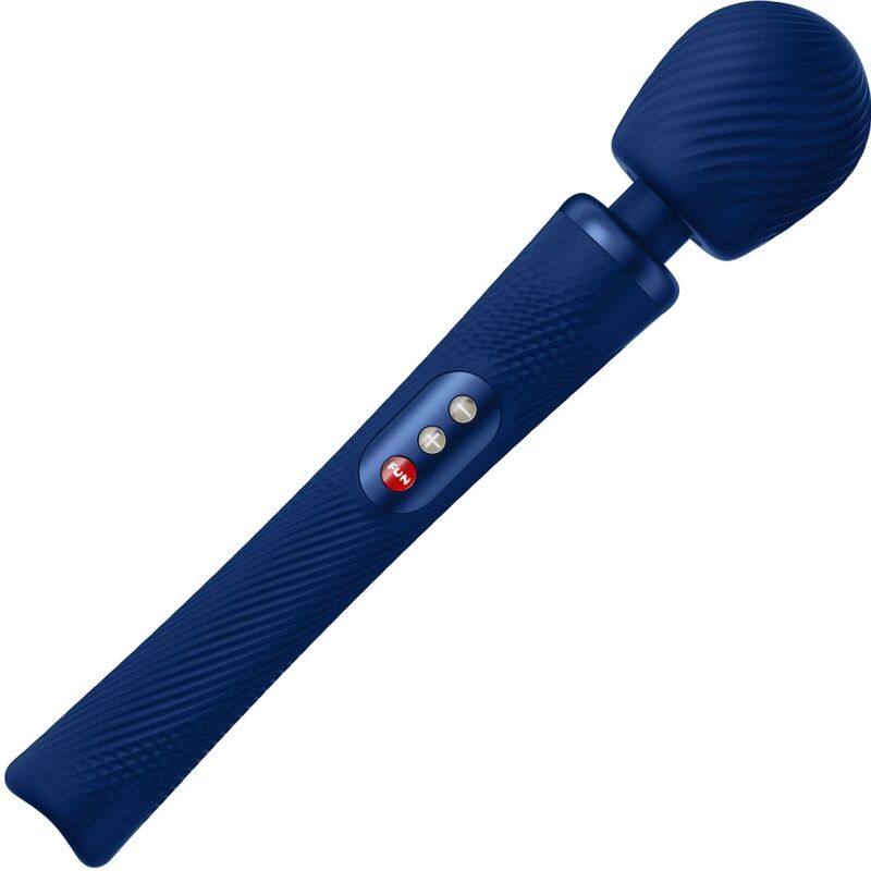 Bacchetta Rumble Pesata Vibrante Ricaricabile in Silicone Vim Blu Notte