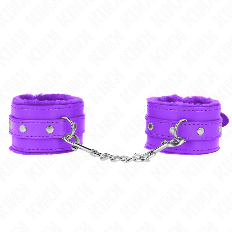 Poggipolsi Premium Imbottiti In Pelliccia Viola Con Cintura Viola Regolabile 17-29 Cm X 6 Cm