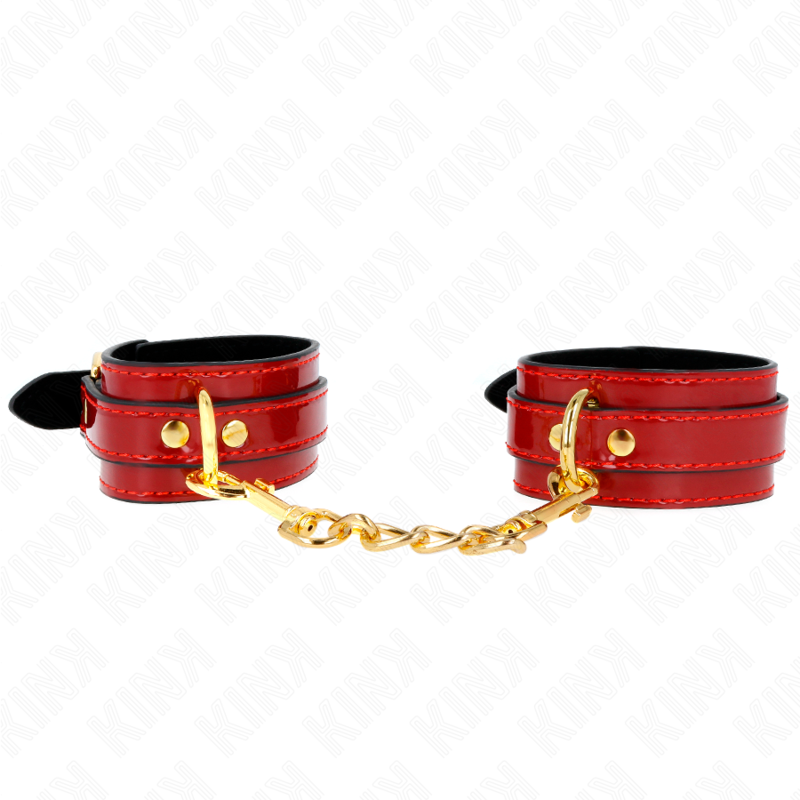 Polsini Joanna Angel Rosso Regolabile Con Catena Oro 16.5-26 Cm X 4 Cm