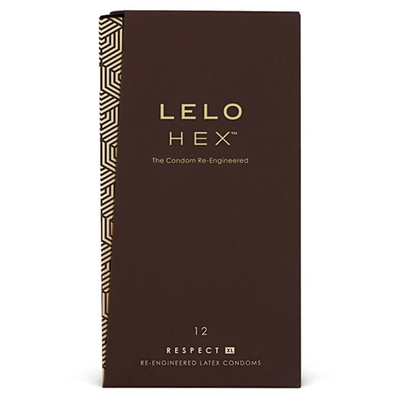 LELO - HEX CONDOMS RESPECT XL 12 PACK