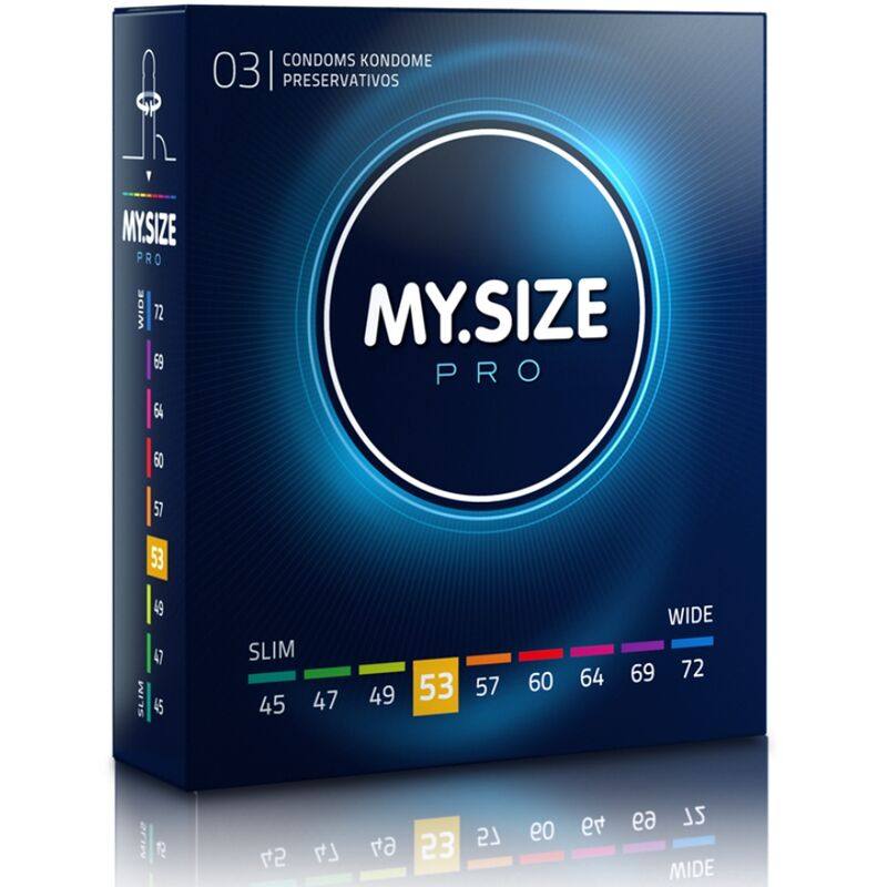 MY SIZE - PRO CONDOMS 53 MM 3 UNITS