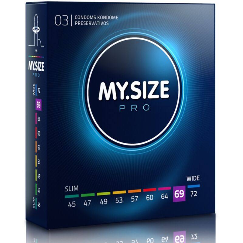 MY SIZE - PRO CONDOMS 69 MM 3 UNITS