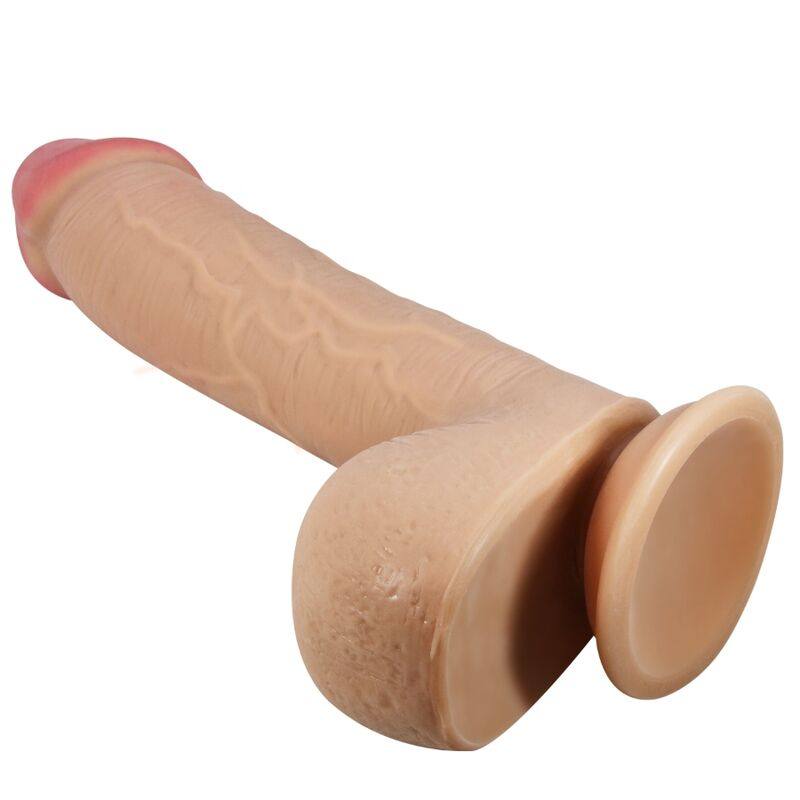 Dildo Realistico Serie Sliding Skin Con Ventosa Scorrevole Della Pelle Flesh 23,4 Cm