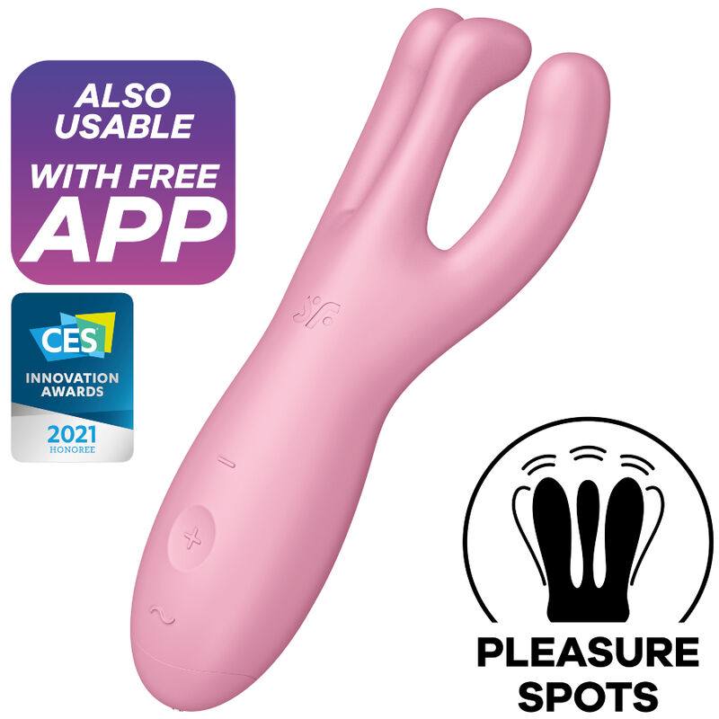 App Threesome 4 Vibratore Rosa