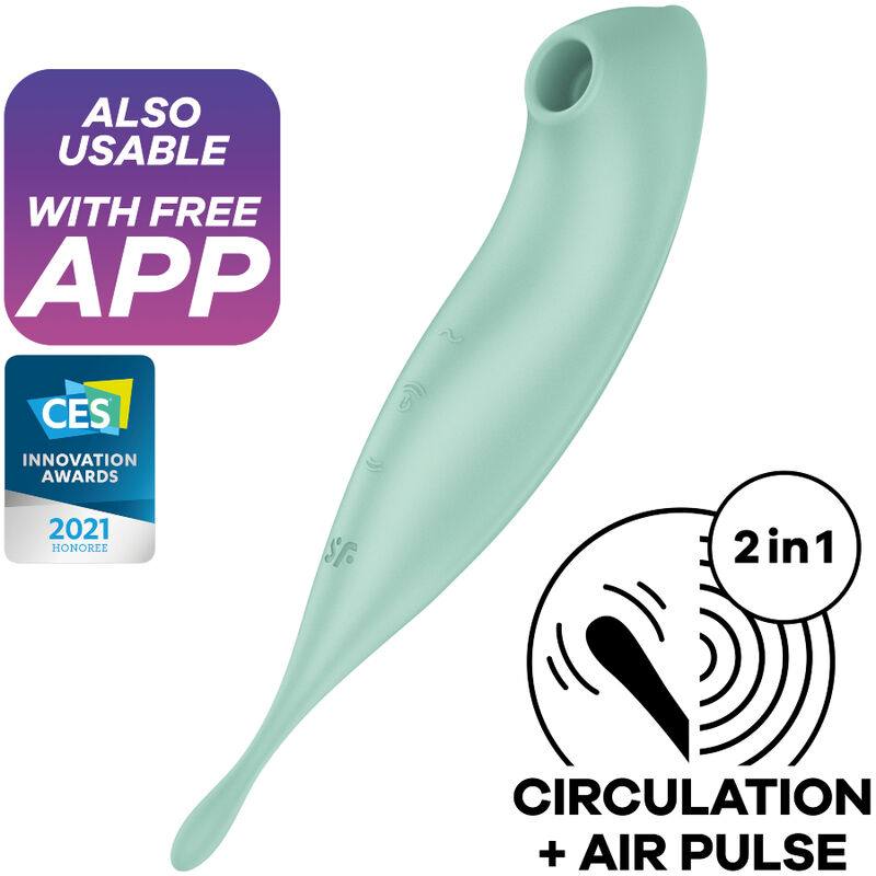 Twirling Pro+ Stimolatore E App Vibratore Verde