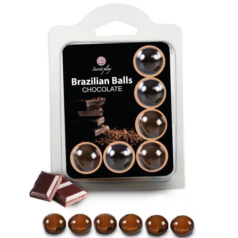 Set 6 Palline Brasiliani Cioccolato