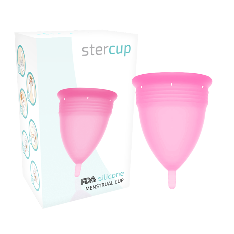 Coppa Mestruale In Silicone Fda Taglia L Rosa