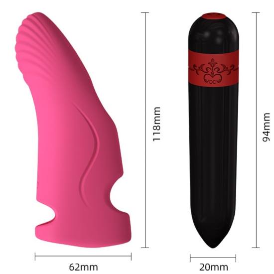 Aurora Vibratore Finger Fucsia