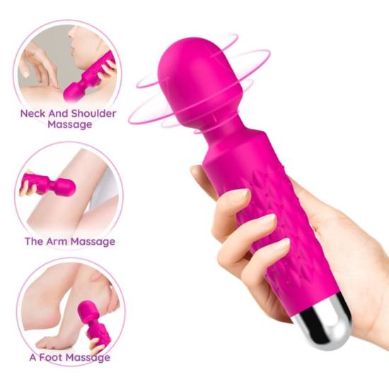 ARMONY - POSTMAN MASSAGER & VIBRATOR SUPER FLEXIBLE HEAD FUCHSIA