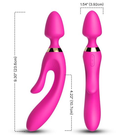 Massaggiatore e Vibratore Rabbit Fucsia