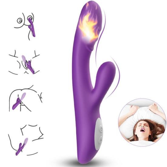 Vibratore Spark Effetto Calore Viola