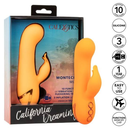 Montecito Muse Vibratore Rabbit Orange by California Dreaming