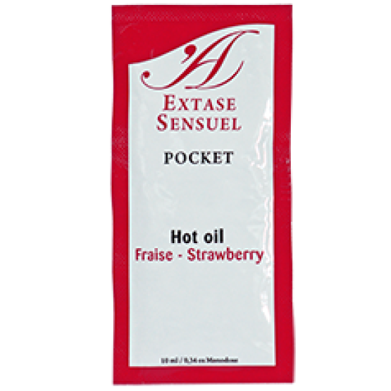 EXTASE SENSUAL - STRAWBERRY STIMULATING OIL 10 ML