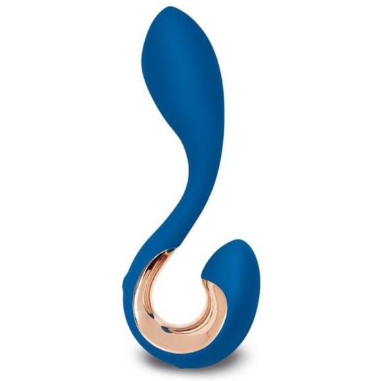 Vibratore Gpop 2 Punti G e P Blu Indigo