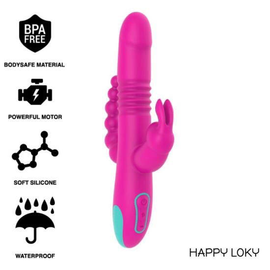 HAPPY LOKY - DONALD TRIPLE STIMULATION: ANAL, G-SPOT & CLITORAL WATCHME WIRELESS TECHNOLOGY COMPATIBLE