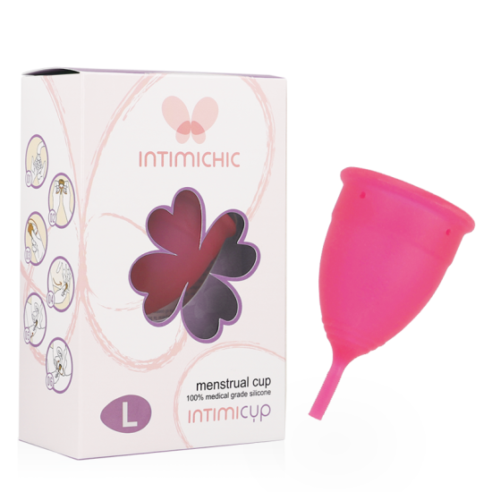 INTIMICHIC - MENSTRUAL CUP MEDICAL GRADE SILICONE SIZE L