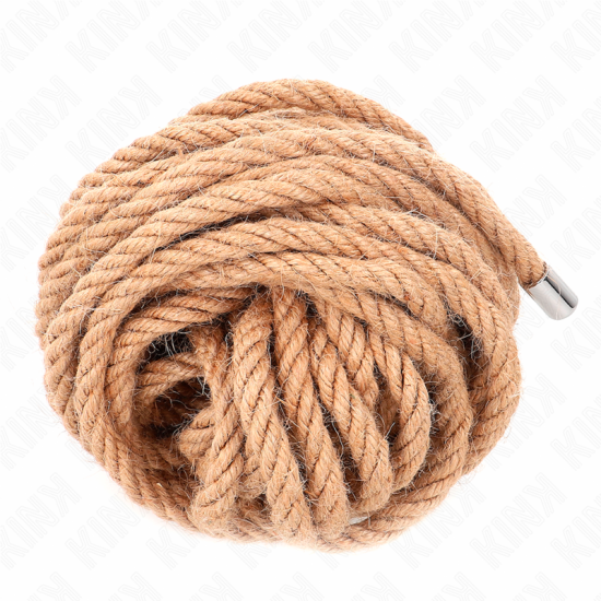 KINK - HEMP ROPE WITH METAL HEAD 10 METER