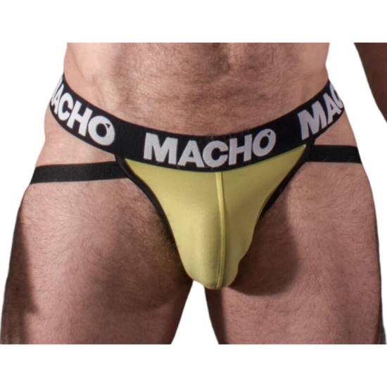 MACHO - MX25A JOCK LYCRA YELLOW M