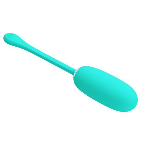 PRETTY LOVE - JULIUS WATERPROOF-RECHARGEABLE VIBRATING EGG AQUA GREEN