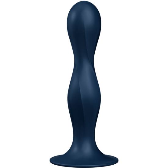 Dildo In Silicone Doppia Sfera Blu