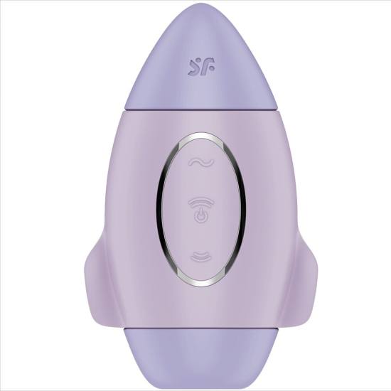 SATISFYER - MISSION CONTROL LILAC SMALL DOUBLE IMPULSE VIBRATOR