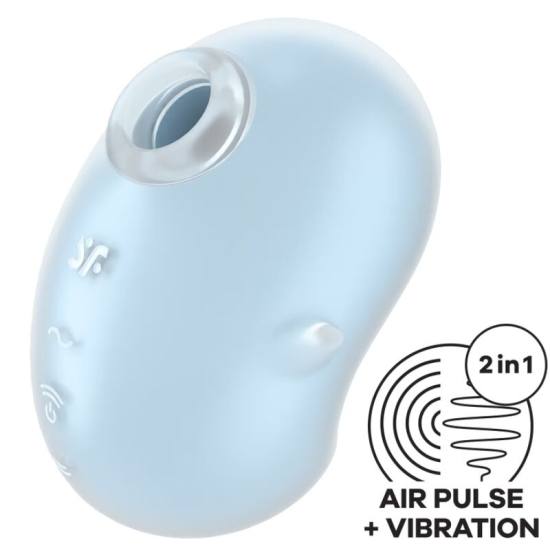 Vibratore Cutie Ghost Lay-On Azzurro