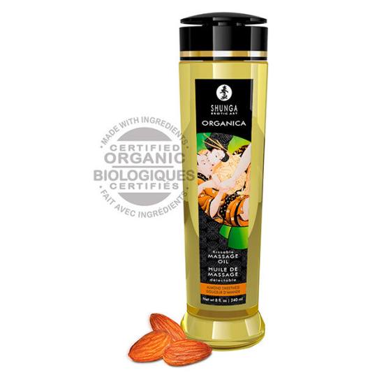 Olio Da Massaggio Alle Mandorle Biologico 240 Ml