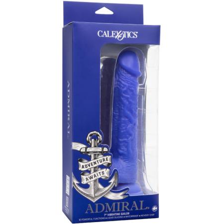 ADMIRAL - SAILOR REALISTIC DILDO VIBRATOR BLUE