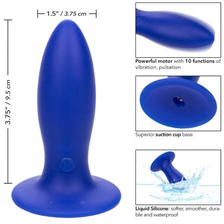 ADMIRAL - TORPEDO ANAL PLUG VIBRATOR BLUE