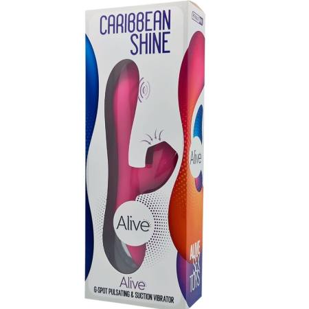 Vibratore Shine Caribbean E Sucker Fucsia