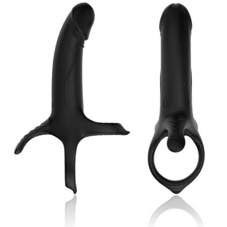 Dildo Con Anello E Vibratore Nero