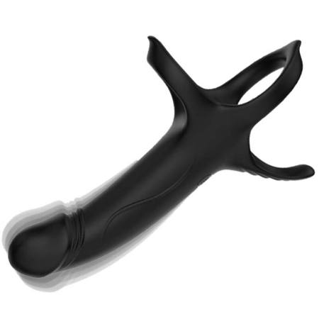 Dildo Con Anello E Vibratore Nero