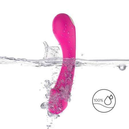 Dildo Vibratore G-Spot In Silicone Fucsia