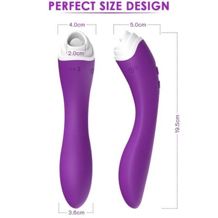 Fairyland Lecca Clit Vibrante E Vibratore Viola