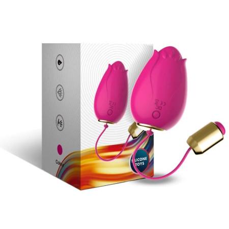 Mandala Egg Vibratore G-Spot Remote Control Fucsia