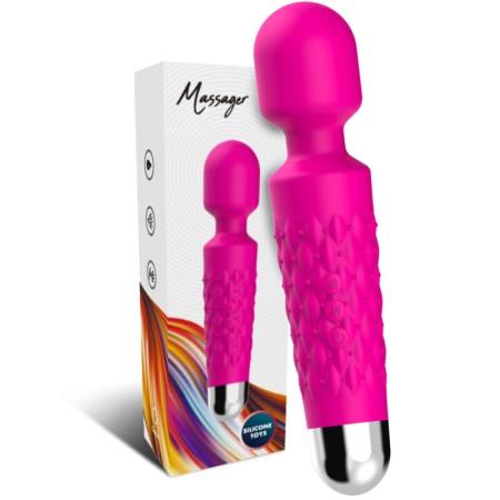 Massaggiatore E Vibratore Postino Testa Super Flessibile Fucsia