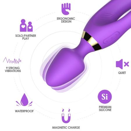 ARMONY - MASSAGER & VIBRATOR RABBIT PURPLE