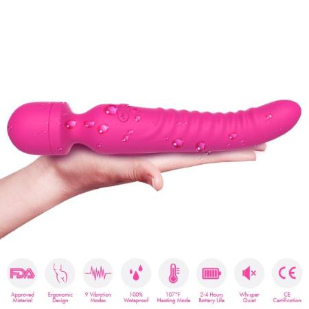 ARMONY - MISSION MASSAGER & VIBRATOR HEAT EFFECT FUCHSIA