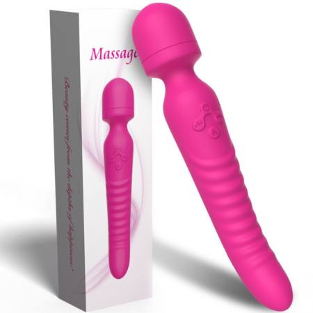 Mission Massaggiatore e Vibratore Effetto Calore Fucsia