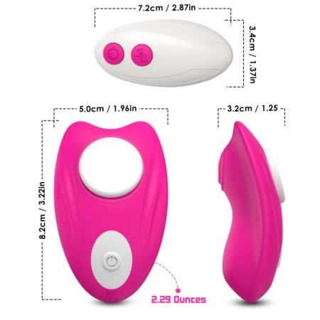 Mutandina Indossabile Con Vibratore Telecomando Butterfly Rosa