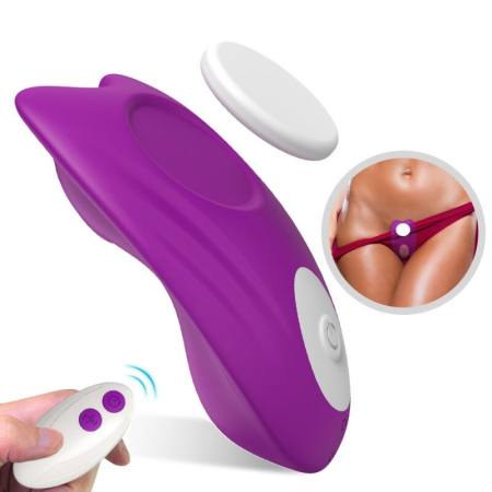 Mutandina Indossabile Con Vibratore Telecomando Viola