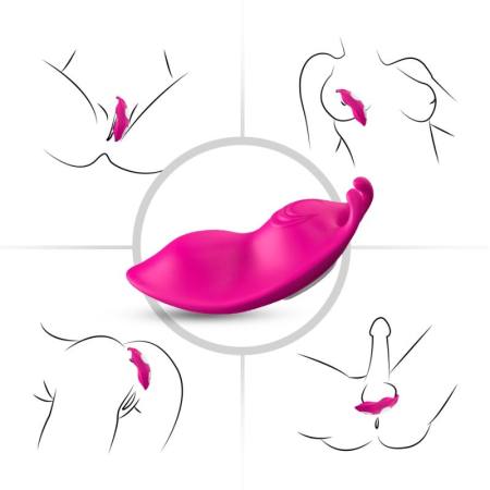 Mutandina Indossabile Honeybee Vibratore G-SPOT Fucsia - App Gratuita