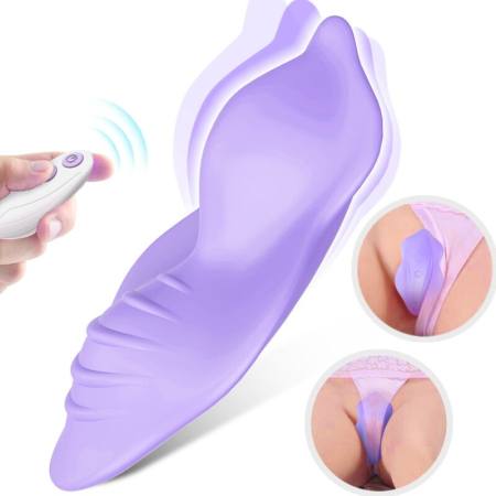 Mutandina Indossabile Whisper Vibratore Telecomando Viola