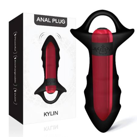 ARMONY - KYLIN FINGER VIBRATOR & ANAL PLUG REMOTE CONTROL BLACK